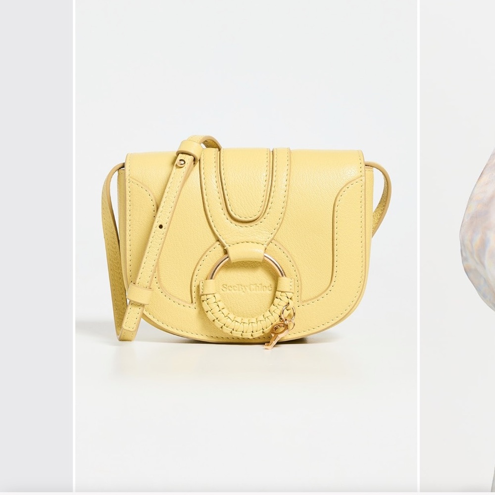 See By Chloe Mini Hana Leather Crossbody in Russet Green